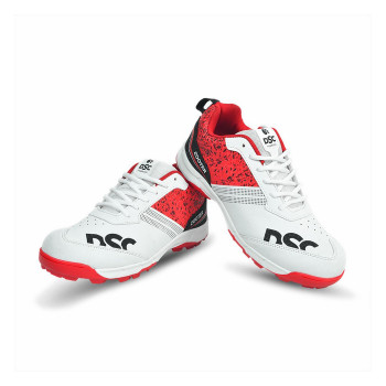 Zooter Cricket Shoes  -  8, Red,White, Mens