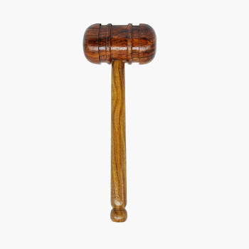 Sheesham Cricket Bat Mallet  -  Brown, Double Sided