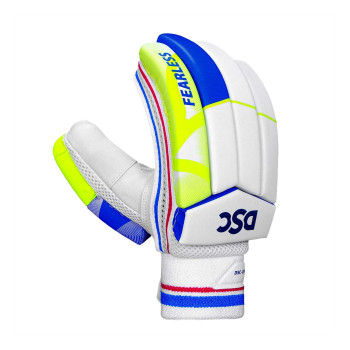 Intense Attitude Cricket Batting Glove  -  Boys, Blue,Green,White, Lef