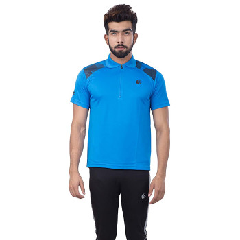 43(Polo) T-Shirt  -  M, Turquise, Mens