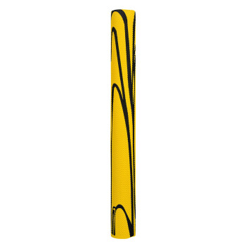 Waves Cricket Bat Grip  -  Black,Yellow, SH, Waves