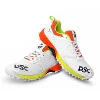 Jaffa GT Cricket Shoes  -  12, White,Orange, Mens