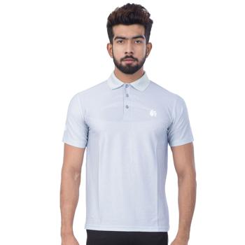41(Polo) T-Shirt  -  L, Grey, Mens