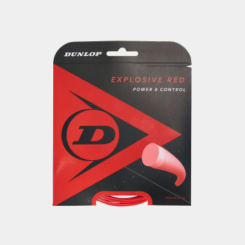 Tac Expolosive Red 16G Tennis Racket String  -  Red