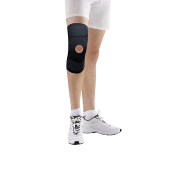 Wrap Around Knee Support  -  Free Size, Black