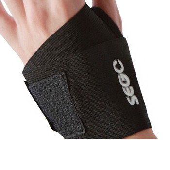 Sego Wrap With Thumb Loop Wrist Support  -  Free Size, Black