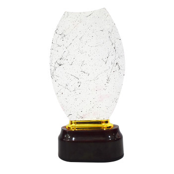 4002 A Trophy  -  White, 8 Inch
