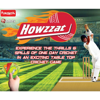Cricket (Howzzat) Board Games  -  8+, Brown, Plastic, 4