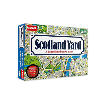 Scotland Yard Board Games  -  10+, Red,Blue,Black, Cardboard, 4