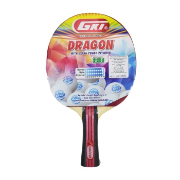 Dragon Table Tennis Racket  -  Red