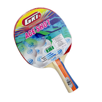 Ace Shot Table Tennis Racket  -  Black, 20.3mm