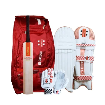 GN83 Scoop Edition Cricket Kit  -  SH, Bat,Kit Bag,Leg Guard,Batting G