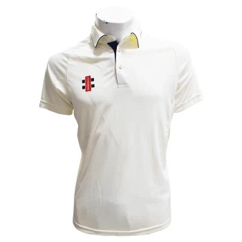 GN10 Pro Performance Cricket White T-Shirt  -  M, Off White, Mens, Pol