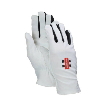 Full Finger Cricket Batting Inner Glove  -  Junior, White