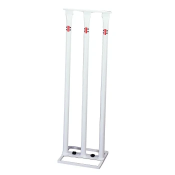 Metal Cricket Stumps  -  White, Pack Of 3