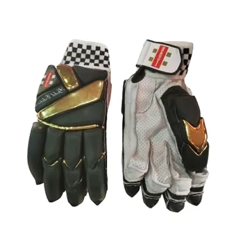 Gold Edition Cricket Batting Glove  -  Mens, Gold,Green, Right-handed