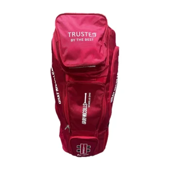 GN9 Duffle International Wheelie Cricket Kit Bag  -  Red