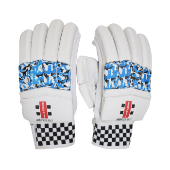 GN3 Power Cricket Batting Glove  -  Mens, Blue,White, Left-handed