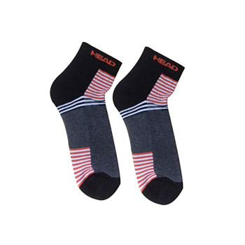 HSK-68 Socks  -  Ankle, Mens, Standard, Grey, Black