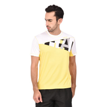 HCD-240 T-Shirt  -  XXL, White, Yellow, Mens
