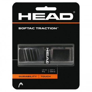 SOFTAC TRACTION Tennis Racket Grip  -  Black