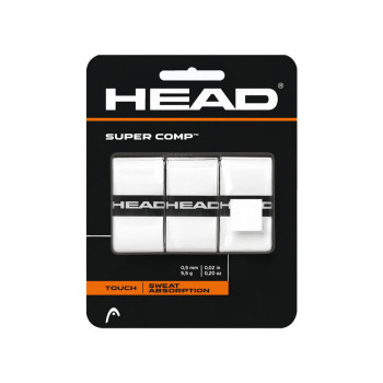 Supercomp Tennis Racket Grip  -  White