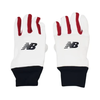 Cotton Padded Cricket Wicket Keeping Inner Gloves  -  Mens, Red,Black,