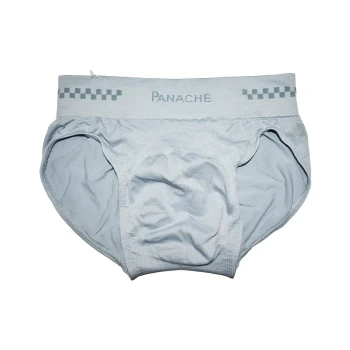 Seamless Supporter Cricket Brief  -  S, Grey, Men