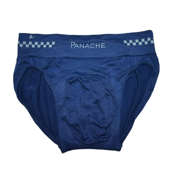 Seamless Supporter Cricket Brief  -  S, Blue, Men