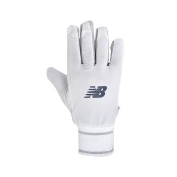 Chamois Cricket Wicket Keeping Inner Gloves  -  Mens, Grey,White