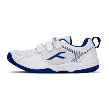 Court Star Kids Badminton Shoes  -  3, Navy,White, Kids