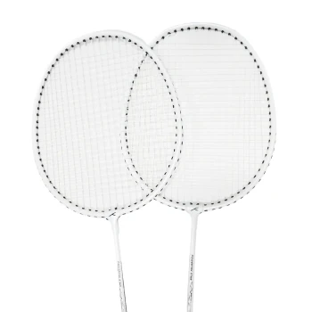 Powertek star Badminton Racket  -  White, Strung