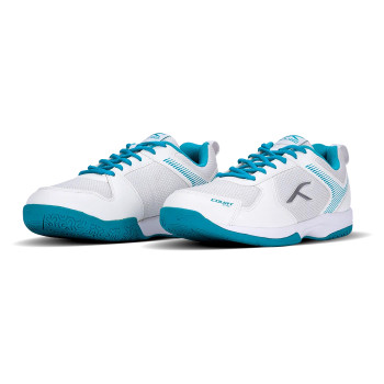 Court Star Badminton Shoes  -  Green, White, Mens, 7