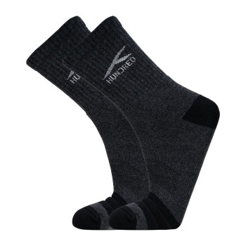 High Quarter Socks  -  Grey, Standard, Unisex, High Ankle
