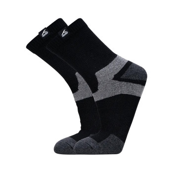 Quarter Socks  -  Black, Standard, Mens, Mid Ankle