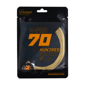 70 X Pro Badminton Strings  -  Gold