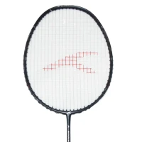 X-Warrior Badminton Racket  -  Black, Strung