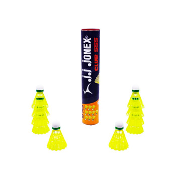 Club Badminton Shuttlecork  -  Green, Nylon