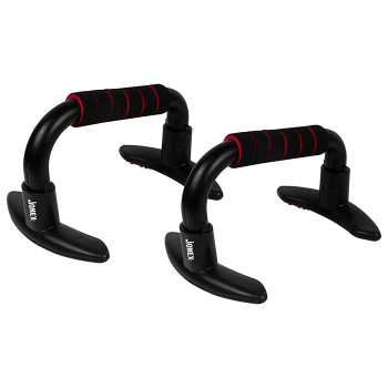 Stand Gym Push-up Bars  -  Red,Black