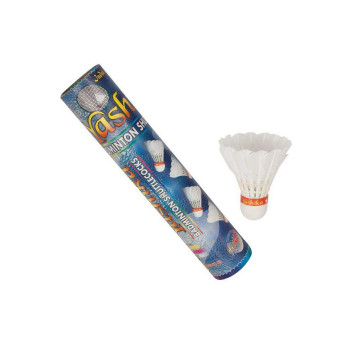 Yashika Badminton Shuttlecork  -  White, Feather