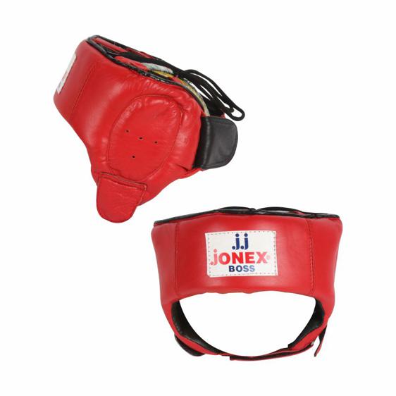 Boss Boxing Head Guard  -  Red