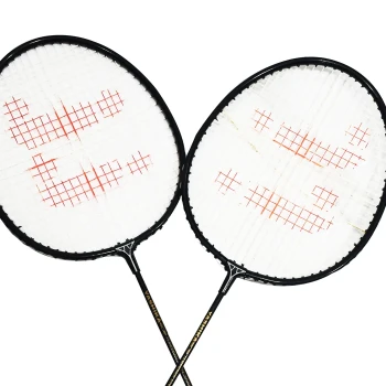 Yashika Set Badminton Racket Kit  -  Black, Strung