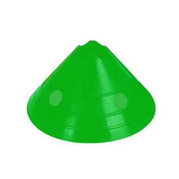 Mega 6" With Holes Saucer Cones  -  Green