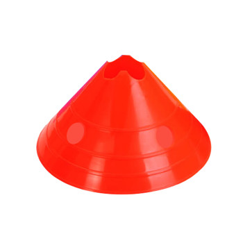 Mega 6" With Holes Saucer Cones  -  Red