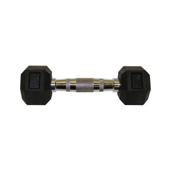 Hexagon Gym Dumbell  -  1 Kg, Black