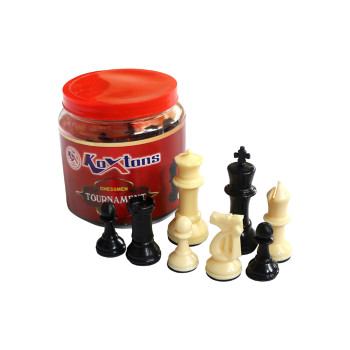 Tournament Chess Coin  -  Black,White
