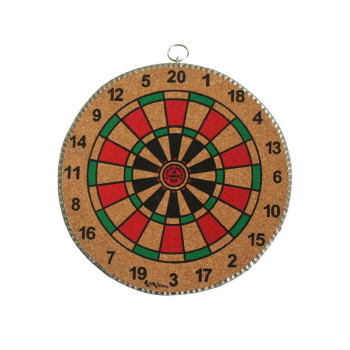 Cork Sheet Dart Board  -  16 Inch, Black