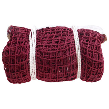 KX-BN103 Badminton Net  -  Maroon, 20 Feet x 2.5 Feet, 4/5 Inch