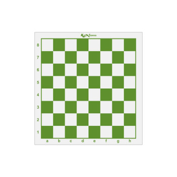 Tournament chess sheet  -  Vinyl, Green, White