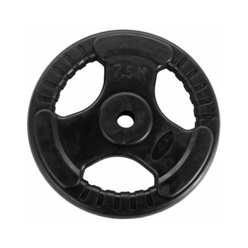 Lifting Plate-Steering Gym Weight Disk  -  Black, 7.5 Kg